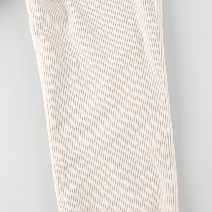 Ralph Lauren RLX corduroy pants, men's size W39 (approx.) cotton white type Vintage Second Hand