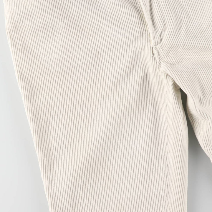 Ralph Lauren RLX corduroy pants, men's size W39 (approx.) cotton white type Vintage Second Hand