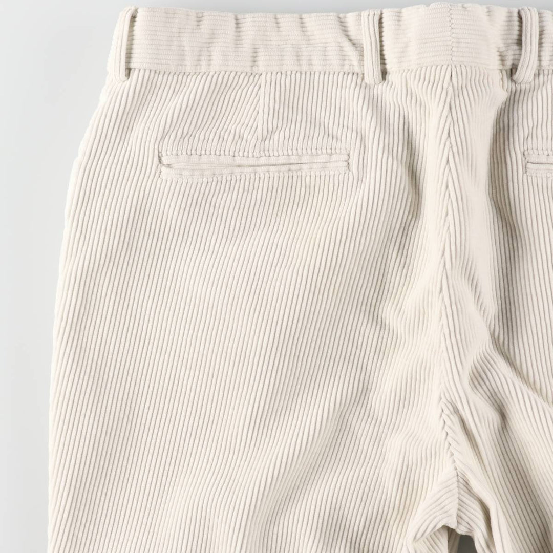 Ralph Lauren RLX corduroy pants, men's size W39 (approx.) cotton white type Vintage Second Hand