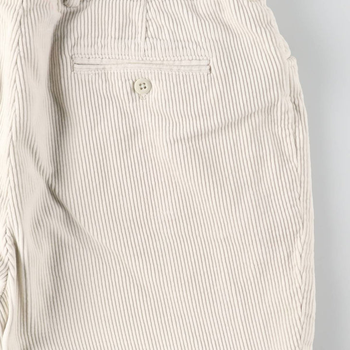 Ralph Lauren RLX corduroy pants, men's size W39 (approx.) cotton white type Vintage Second Hand