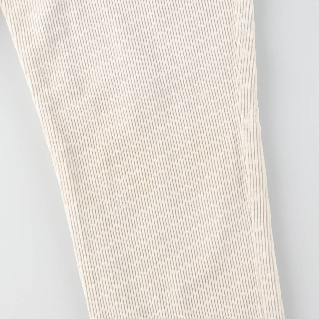 Ralph Lauren RLX corduroy pants, men's size W39 (approx.) cotton white type Vintage Second Hand