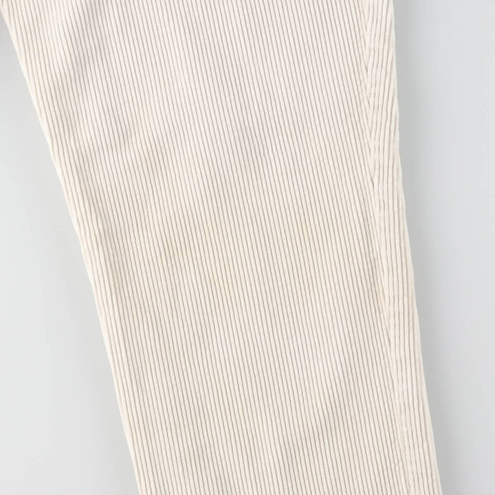 Ralph Lauren RLX corduroy pants, men's size W39 (approx.) cotton white type Vintage Second Hand