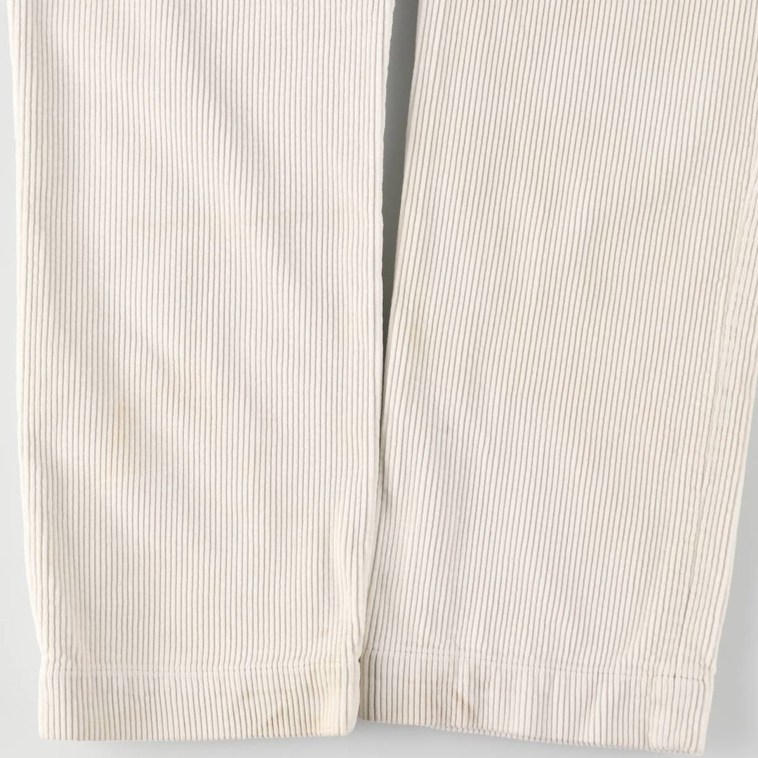 Ralph Lauren RLX corduroy pants, men's size W39 (approx.) cotton white type Vintage Second Hand