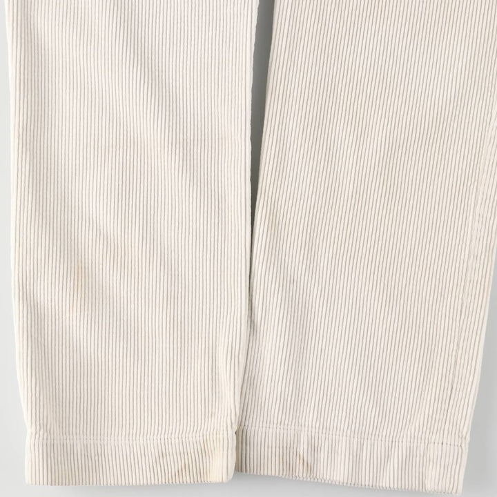 Ralph Lauren RLX corduroy pants, men's size W39 (approx.) cotton white type Vintage Second Hand