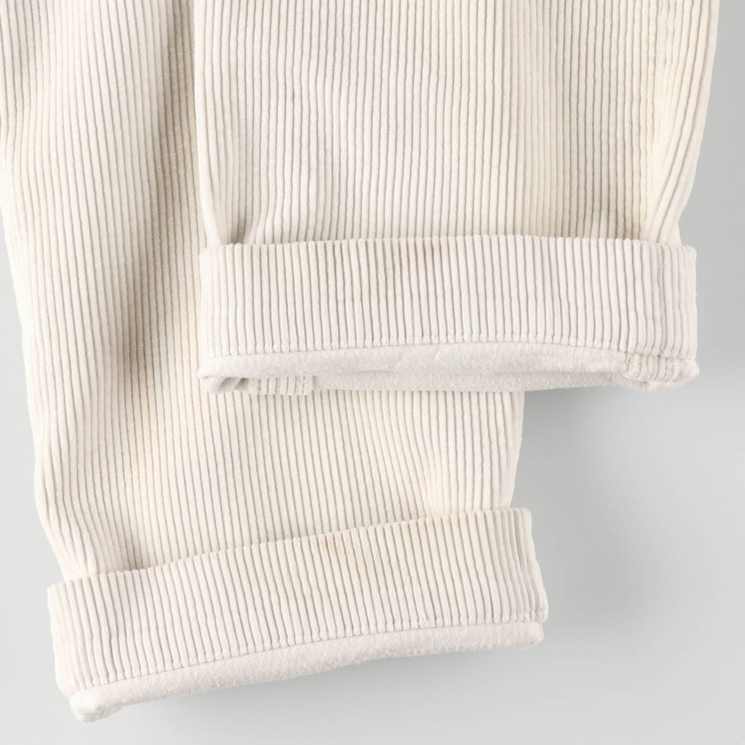 Ralph Lauren RLX corduroy pants, men's size W39 (approx.) cotton white type Vintage Second Hand