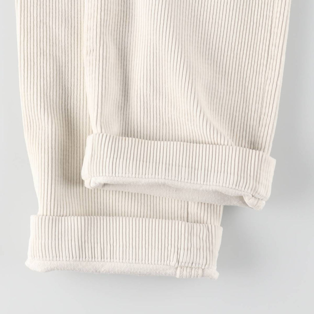 Ralph Lauren RLX corduroy pants, men's size W39 (approx.) cotton white type Vintage Second Hand