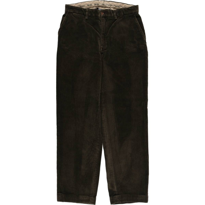 Ralph Lauren POLO by Ralph Lauren Corduroy Pants Men's W33 cotton Khaki type brown Vintage Second Hand