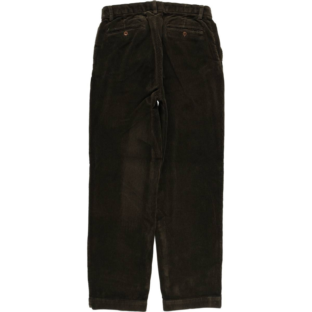 Ralph Lauren POLO by Ralph Lauren Corduroy Pants Men's W33 cotton Khaki type brown Vintage Second Hand
