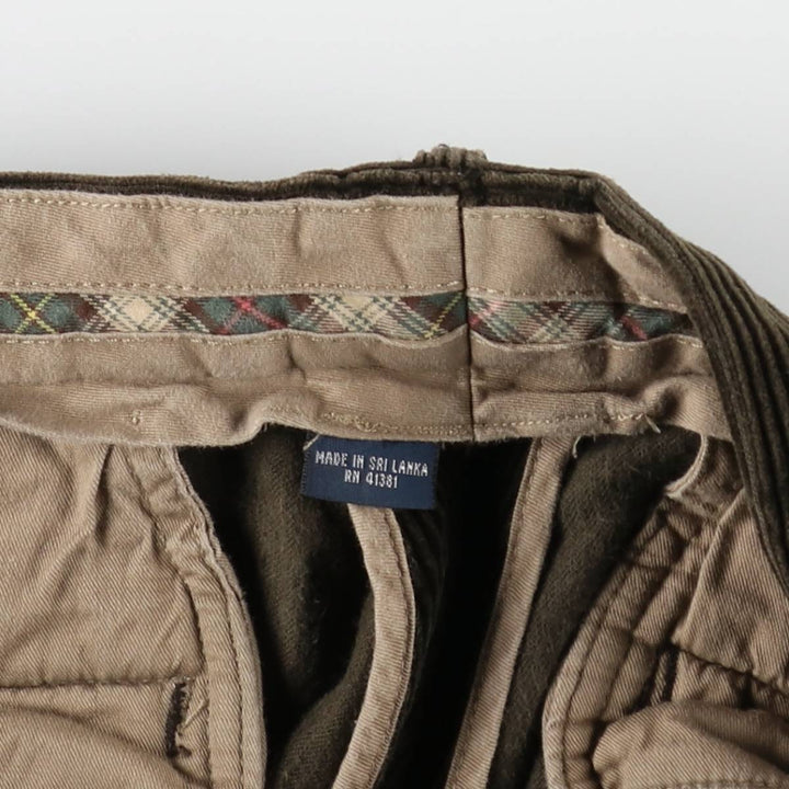 Ralph Lauren POLO by Ralph Lauren Corduroy Pants Men's W33 cotton Khaki type brown Vintage Second Hand