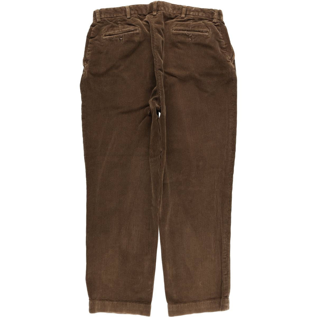 Ralph Lauren POLO by Ralph Lauren wide-wale corduroy pants, men's size W39 (approx.) cotton brown type Vintage Second Hand