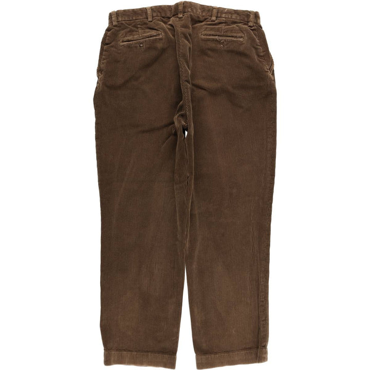 Ralph Lauren POLO by Ralph Lauren wide-wale corduroy pants, men's size W39 (approx.) cotton brown type Vintage Second Hand
