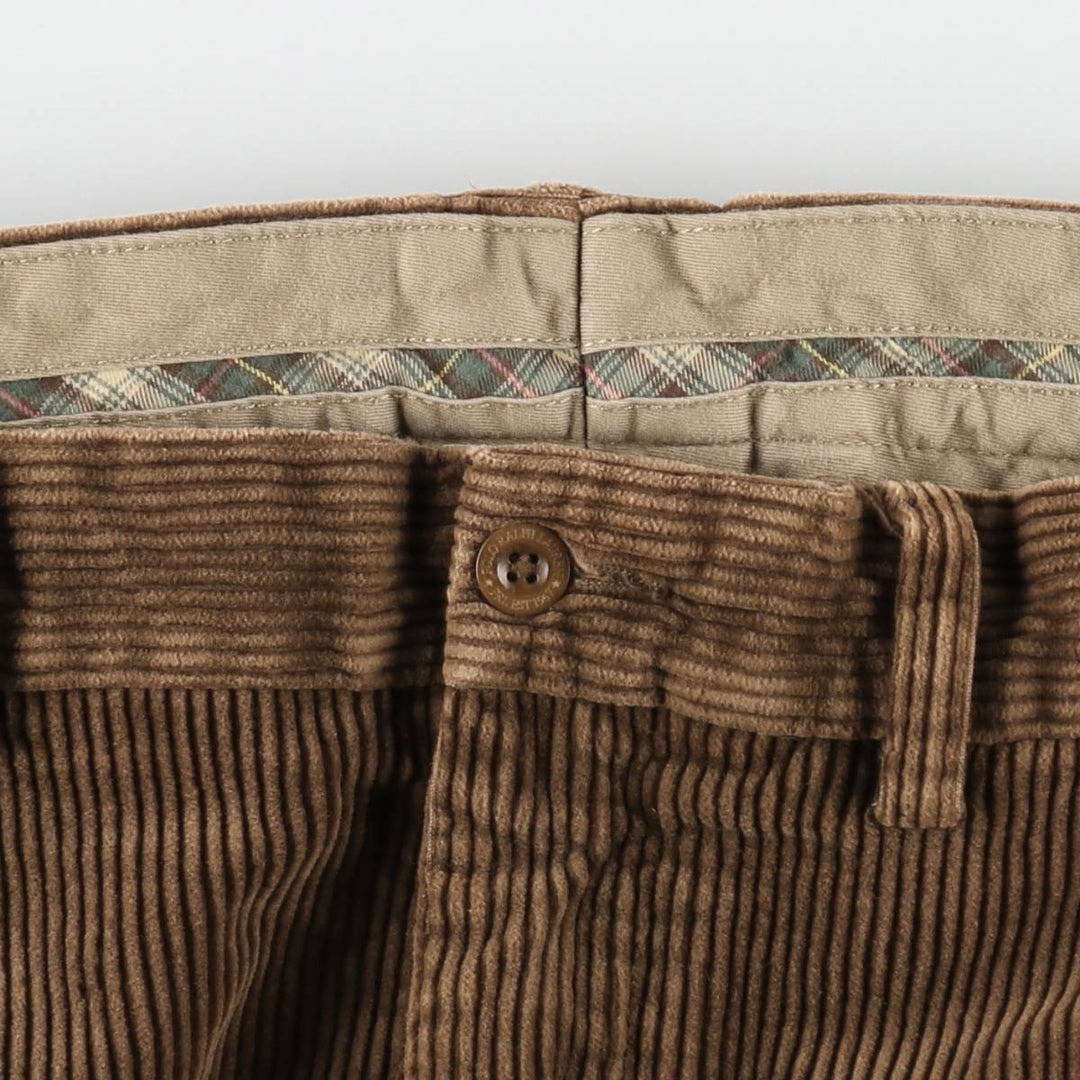 Ralph Lauren POLO by Ralph Lauren wide-wale corduroy pants, men's size W39 (approx.) cotton brown type Vintage Second Hand