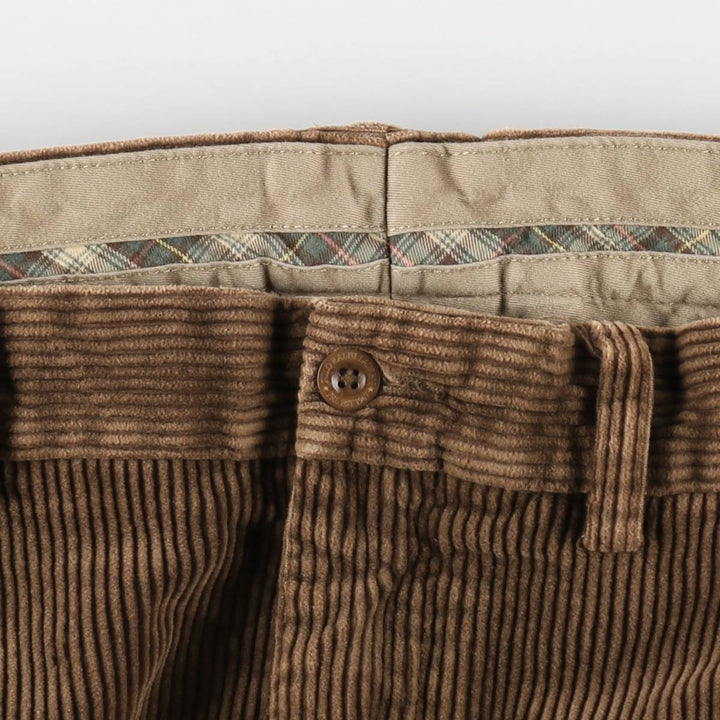 Ralph Lauren POLO by Ralph Lauren wide-wale corduroy pants, men's size W39 (approx.) cotton brown type Vintage Second Hand
