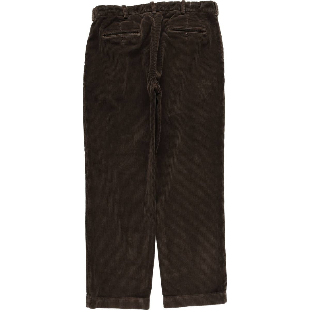 Ralph Lauren POLO by Ralph Lauren corduroy pants, men's size W38 (approx.) cotton brown type Vintage Second Hand