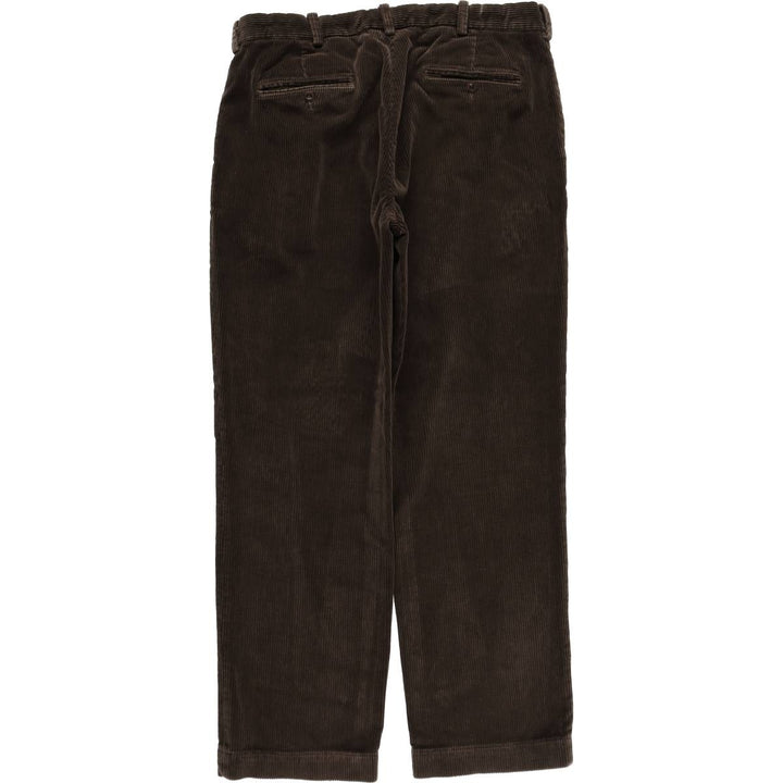 Ralph Lauren POLO by Ralph Lauren corduroy pants, men's size W38 (approx.) cotton brown type Vintage Second Hand