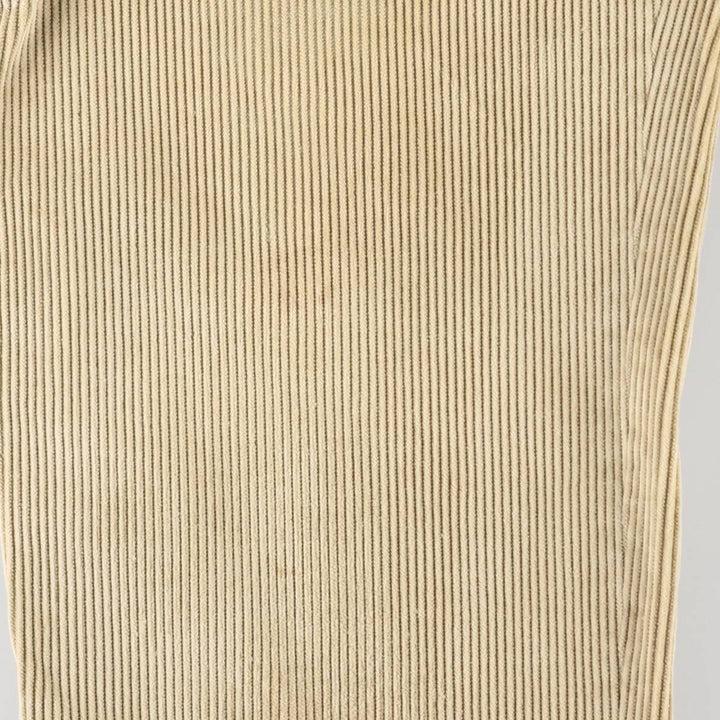 Burberry's London two-pleat corduroy pants, men's size W34 (approx.) unclear Beige type Vintage Second Hand