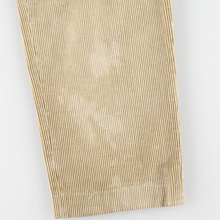 Burberry's London two-pleat corduroy pants, men's size W34 (approx.) unclear Beige type Vintage Second Hand