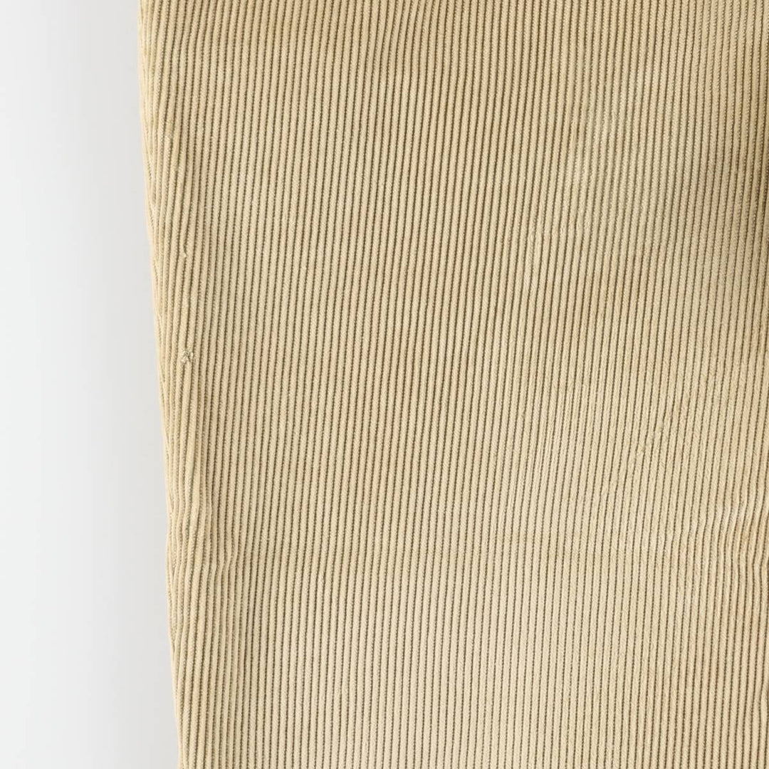 Burberry's London two-pleat corduroy pants, men's size W34 (approx.) unclear Beige type Vintage Second Hand
