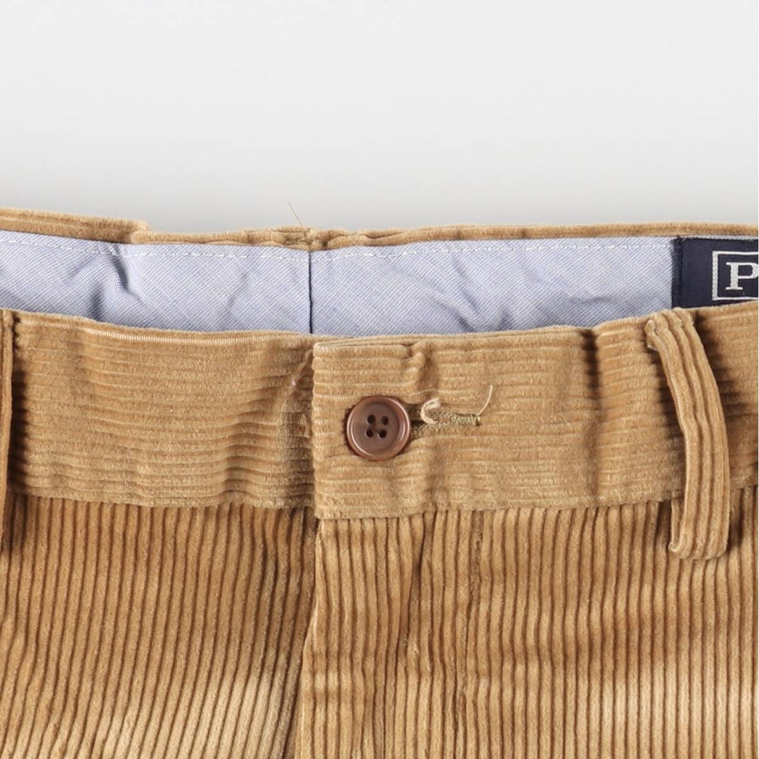 Ralph Lauren POLO by Ralph Lauren CLASSIC FIT Corduroy Pants, Men's W36 (approx.), Zipper Fly cotton Beige type Vintage Second Hand
