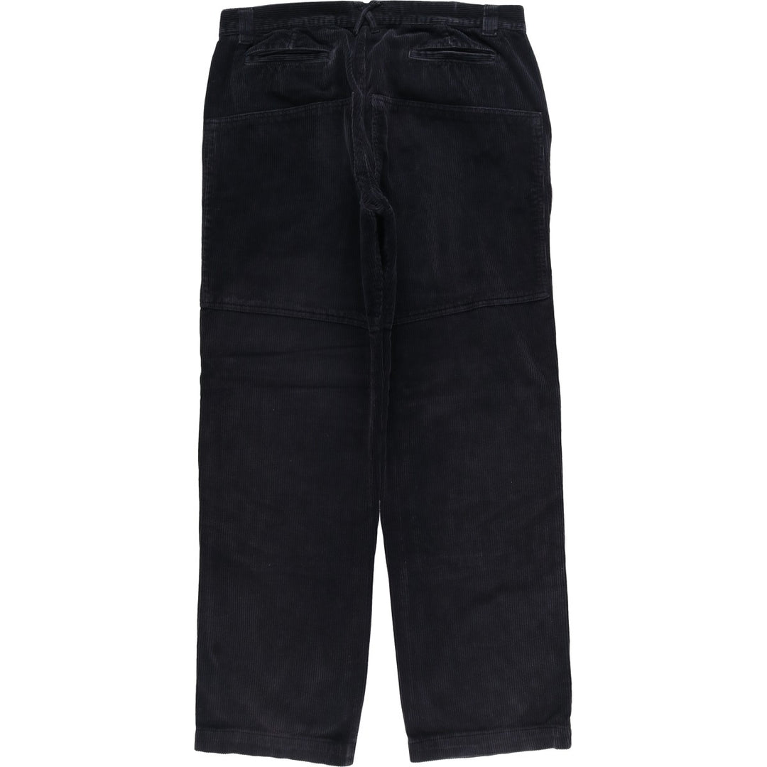 DOLCE&GABBANA Double Knee Corduroy Pants, Made in Italy, Size 52 (Men's W36 equivalent) cotton navy blue type Vintage Second Hand