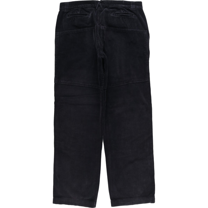 DOLCE&GABBANA Double Knee Corduroy Pants, Made in Italy, Size 52 (Men's W36 equivalent) cotton navy blue type Vintage Second Hand
