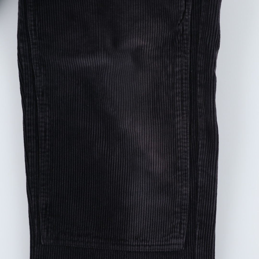 DOLCE&GABBANA Double Knee Corduroy Pants, Made in Italy, Size 52 (Men's W36 equivalent) cotton navy blue type Vintage Second Hand