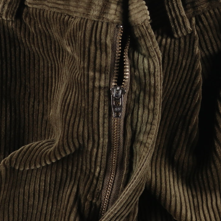 Ralph Lauren POLO by Ralph Lauren Two-pleat Corduroy Pants for Men, W35 cotton Khaki type Vintage Second Hand