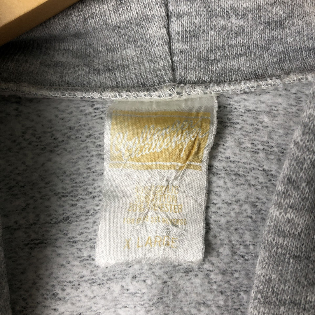 80s-90'S Challenger Full-Zip Sweatshirt Hoodie, Made in England, Men's XL (approx.), Vintage acrylic gray type Vintage Second Hand