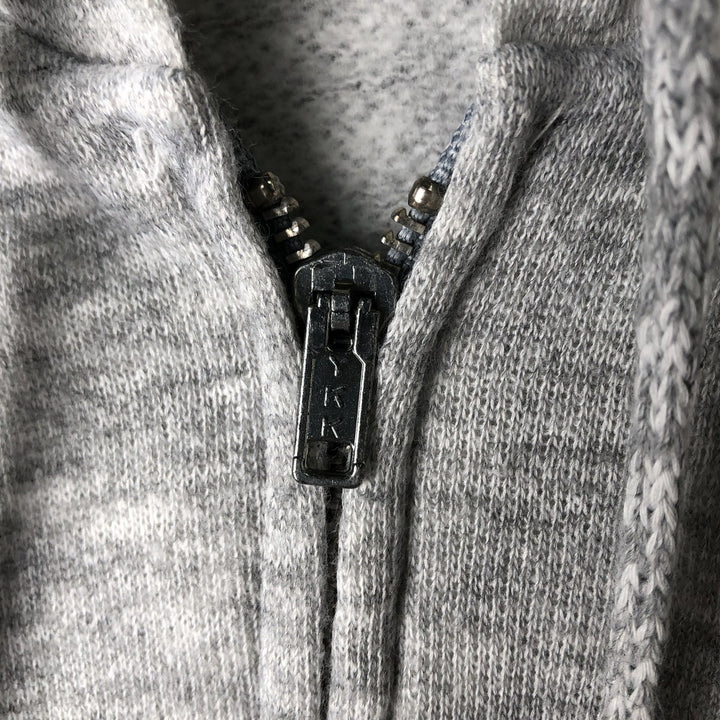 80s-90'S Challenger Full-Zip Sweatshirt Hoodie, Made in England, Men's XL (approx.), Vintage acrylic gray type Vintage Second Hand