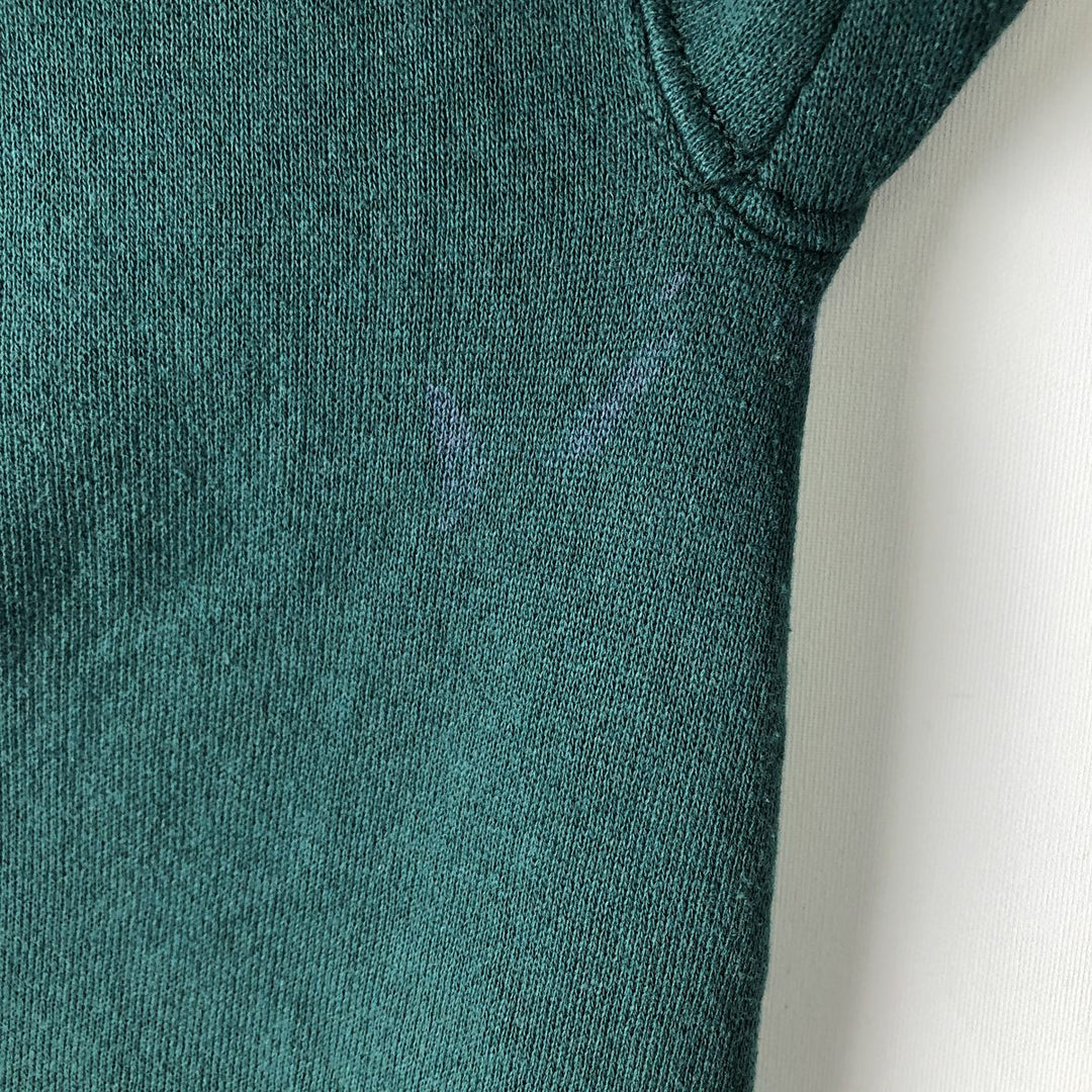 90'S PRO SPIRIT Full-Zip Sweatshirt Hoodie, Made in USA, Men's XXL equivalent, Vintage cotton Green type dark green Vintage Second Hand