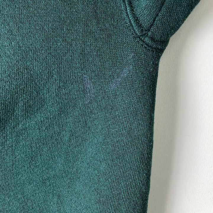 90'S PRO SPIRIT Full-Zip Sweatshirt Hoodie, Made in USA, Men's XXL equivalent, Vintage cotton Green type dark green Vintage Second Hand