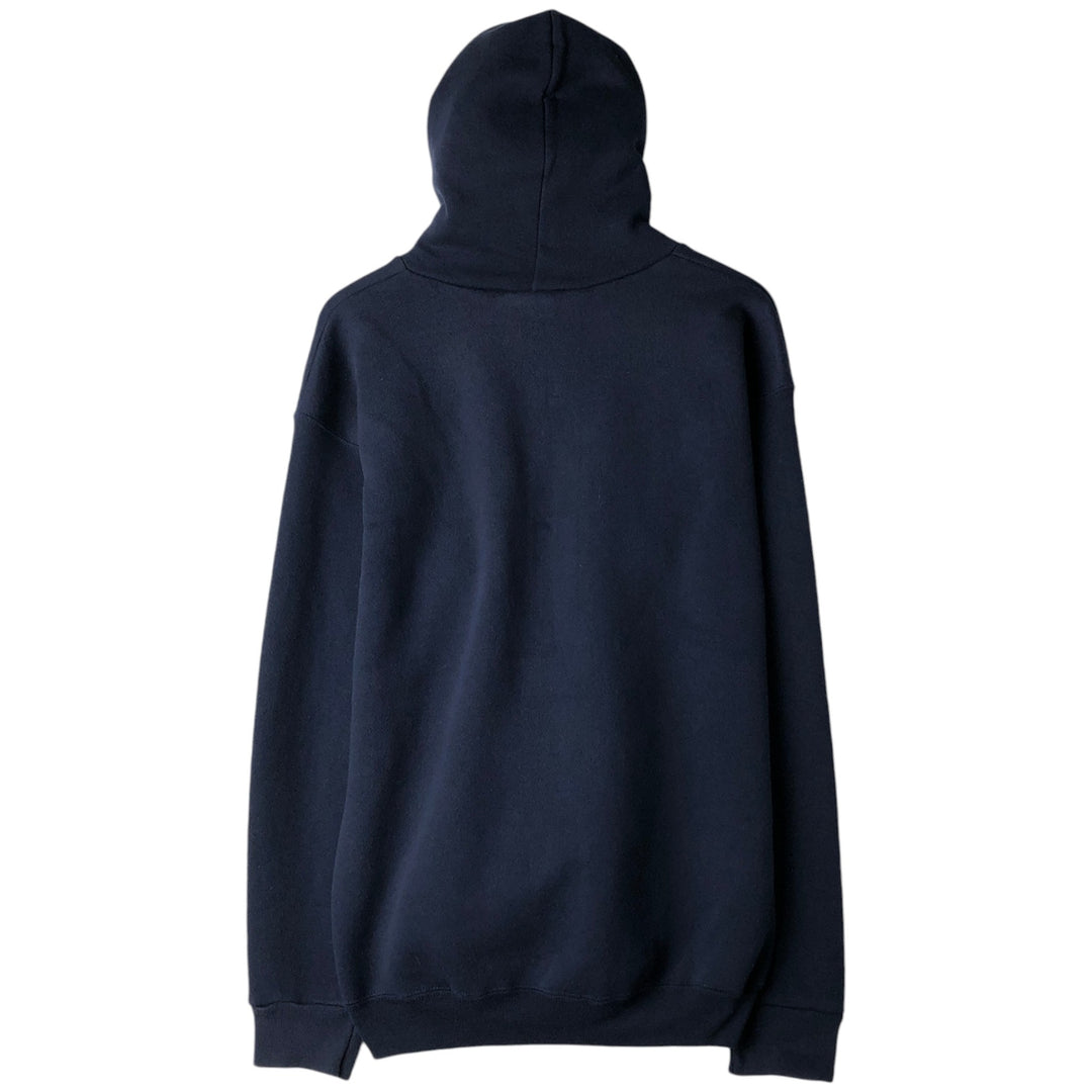 90'S DISCUS ATHLETIC Full-Zip Sweatshirt Hoodie, Men's Size L (Equivalent), Vintage cotton Navy blue Vintage Second Hand