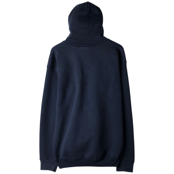 90'S DISCUS ATHLETIC Full-Zip Sweatshirt Hoodie, Men's Size L (Equivalent), Vintage cotton Navy blue Vintage Second Hand