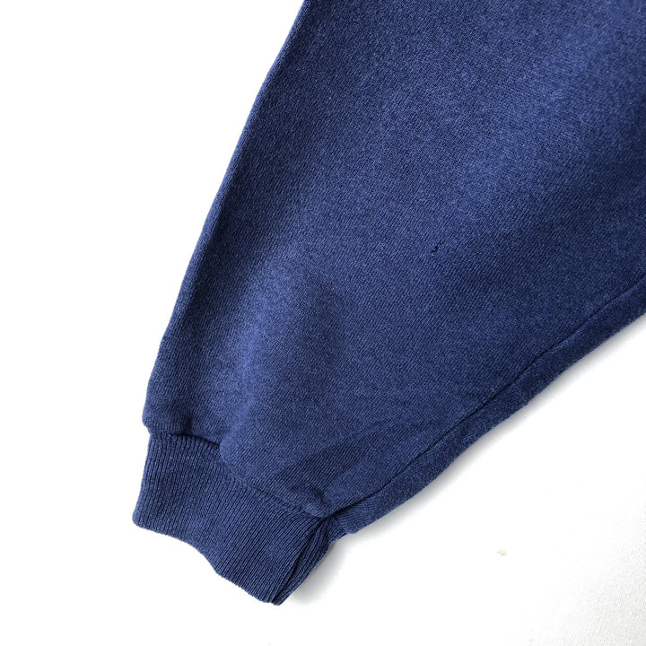 Vintage 90'S Lee Heavy Weight Full-Zip Hoodie, Made in USA, Men's Size XL cotton blue type Vintage Second Hand