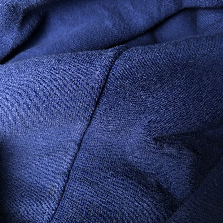 Vintage 90'S Lee Heavy Weight Full-Zip Hoodie, Made in USA, Men's Size XL cotton blue type Vintage Second Hand