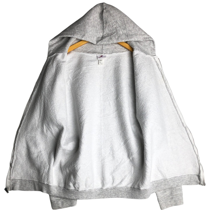 Vintage 90'S Pro Spirit full-zip sweatshirt hoodie, made in the USA, size M. cotton gray type Vintage Second Hand