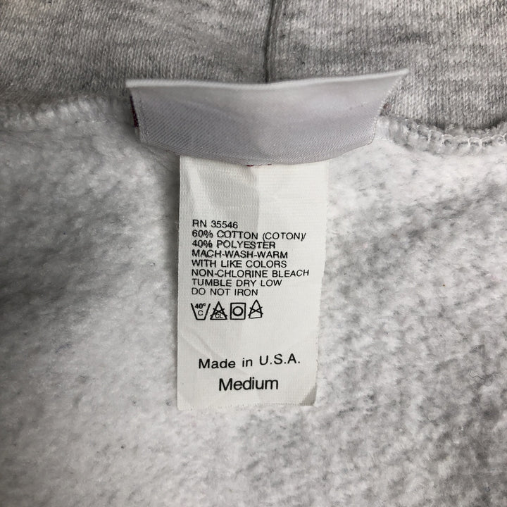 Vintage 90'S Pro Spirit full-zip sweatshirt hoodie, made in the USA, size M. cotton gray type Vintage Second Hand