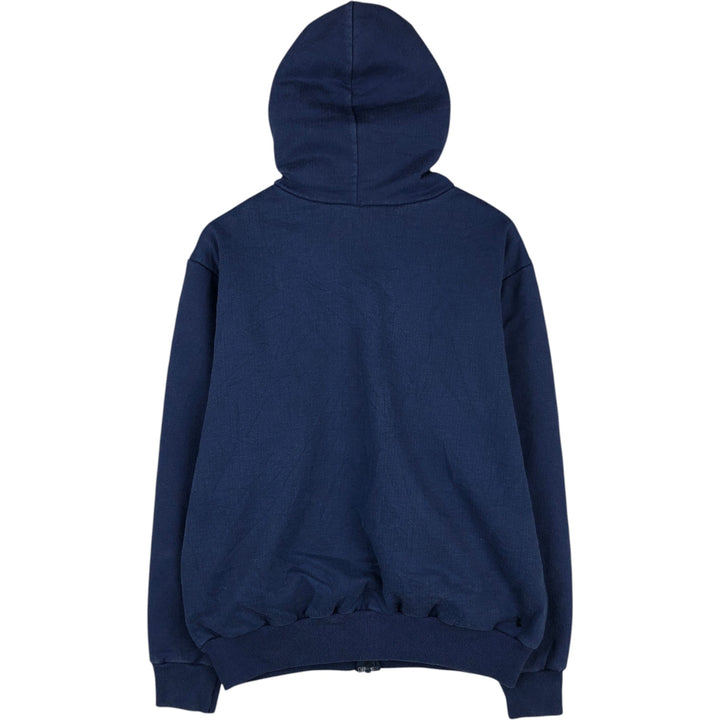 90'S Orig.Equip Full-Zip Sweatshirt Hoodie, Made in USA, Men's XL (approx.), Vintage cotton blue type Vintage Second Hand