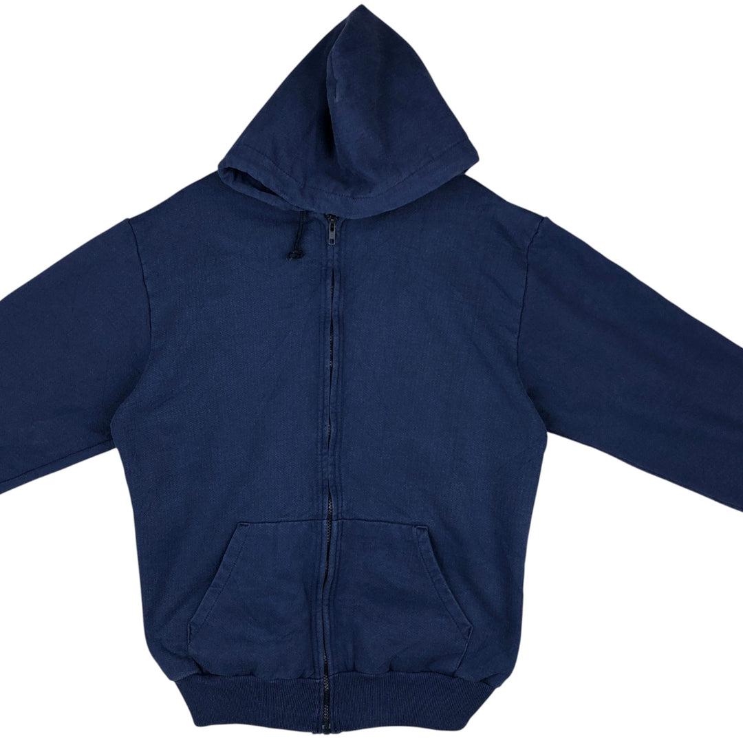 90'S Orig.Equip Full-Zip Sweatshirt Hoodie, Made in USA, Men's XL (approx.), Vintage cotton blue type Vintage Second Hand