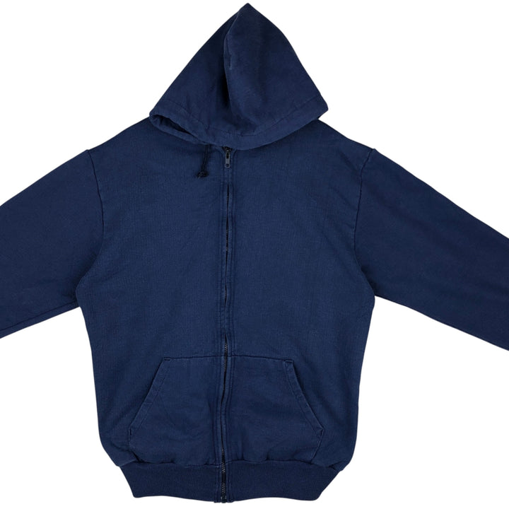 90'S Orig.Equip Full-Zip Sweatshirt Hoodie, Made in USA, Men's XL (approx.), Vintage cotton blue type Vintage Second Hand