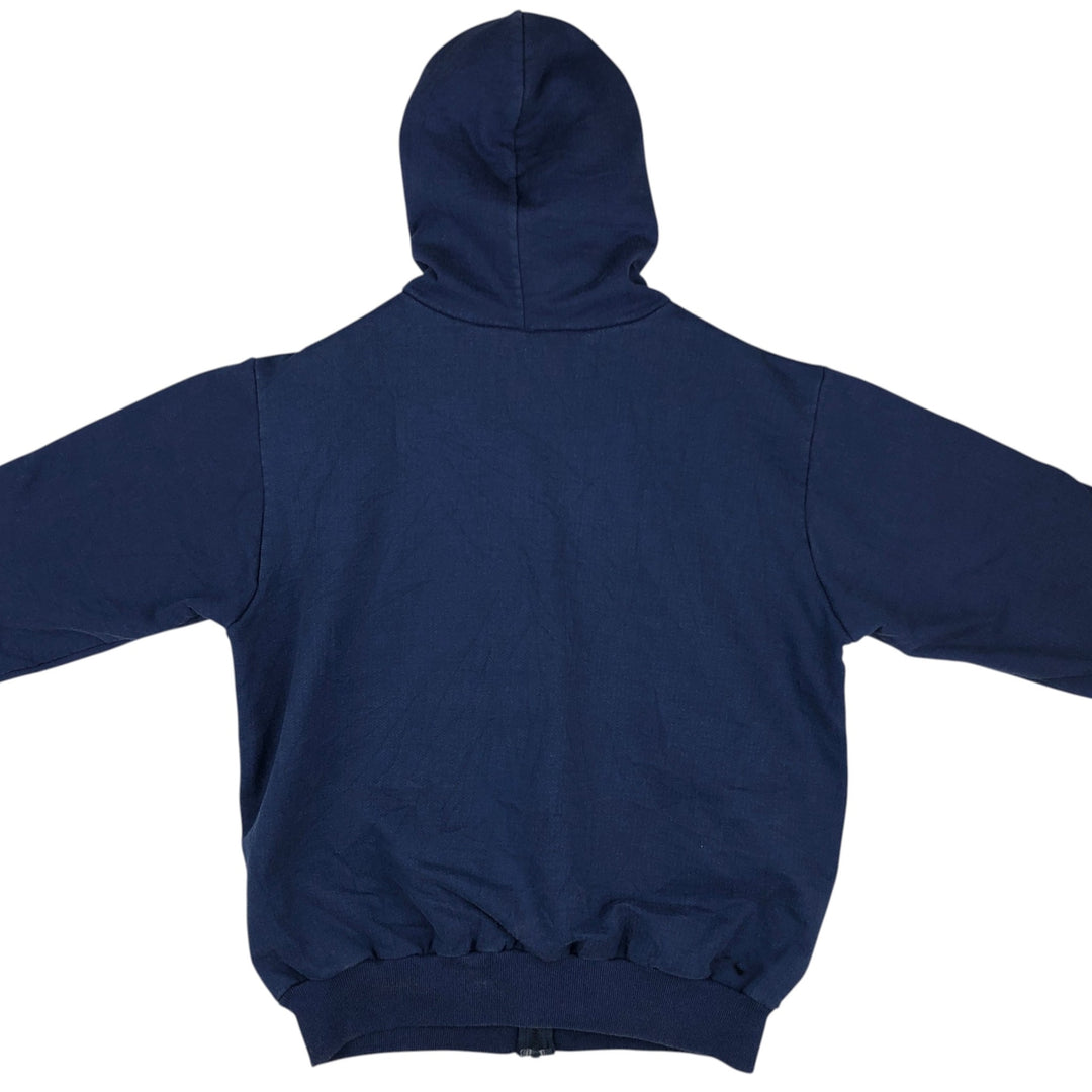 90'S Orig.Equip Full-Zip Sweatshirt Hoodie, Made in USA, Men's XL (approx.), Vintage cotton blue type Vintage Second Hand
