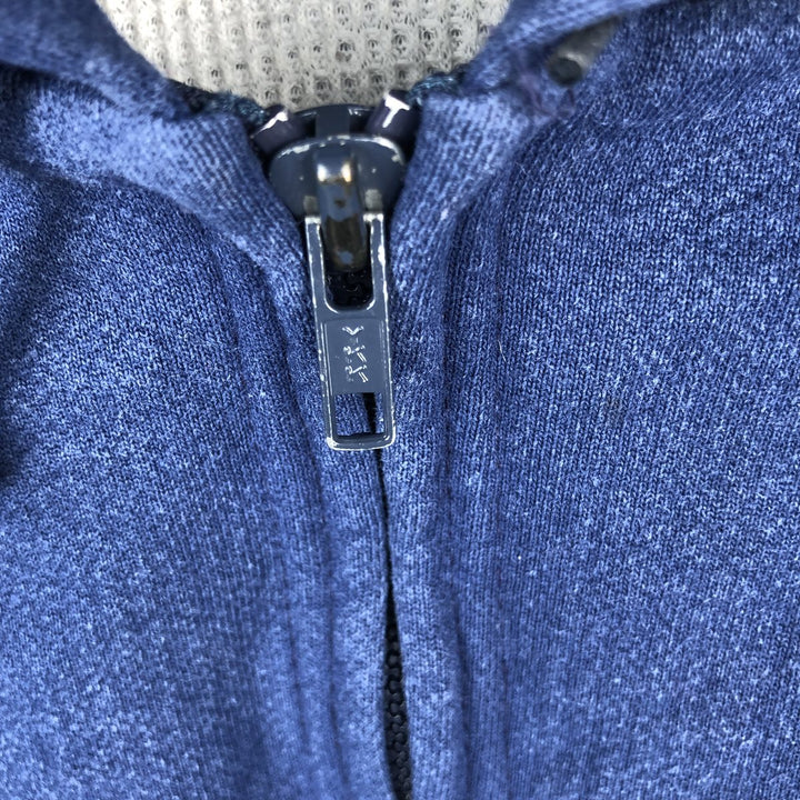 90'S Orig.Equip Full-Zip Sweatshirt Hoodie, Made in USA, Men's XL (approx.), Vintage cotton blue type Vintage Second Hand