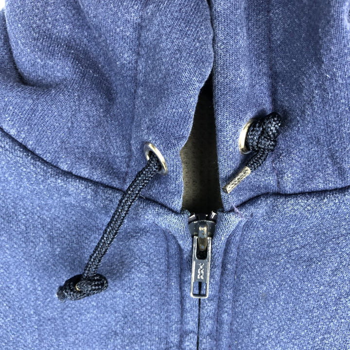 90'S Orig.Equip Full-Zip Sweatshirt Hoodie, Made in USA, Men's XL (approx.), Vintage cotton blue type Vintage Second Hand