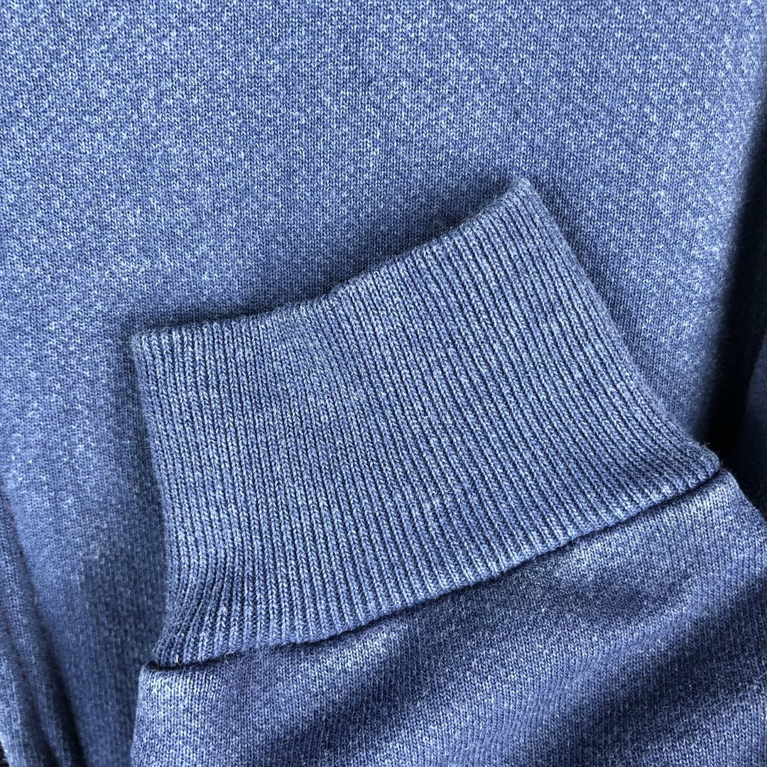 90'S Orig.Equip Full-Zip Sweatshirt Hoodie, Made in USA, Men's XL (approx.), Vintage cotton blue type Vintage Second Hand