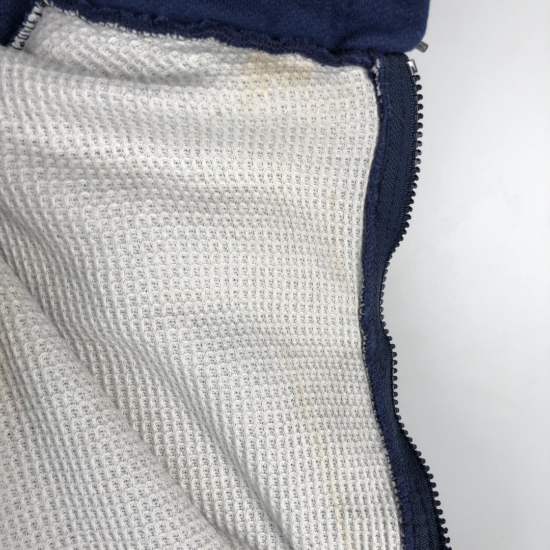 90'S Orig.Equip Full-Zip Sweatshirt Hoodie, Made in USA, Men's XL (approx.), Vintage cotton blue type Vintage Second Hand