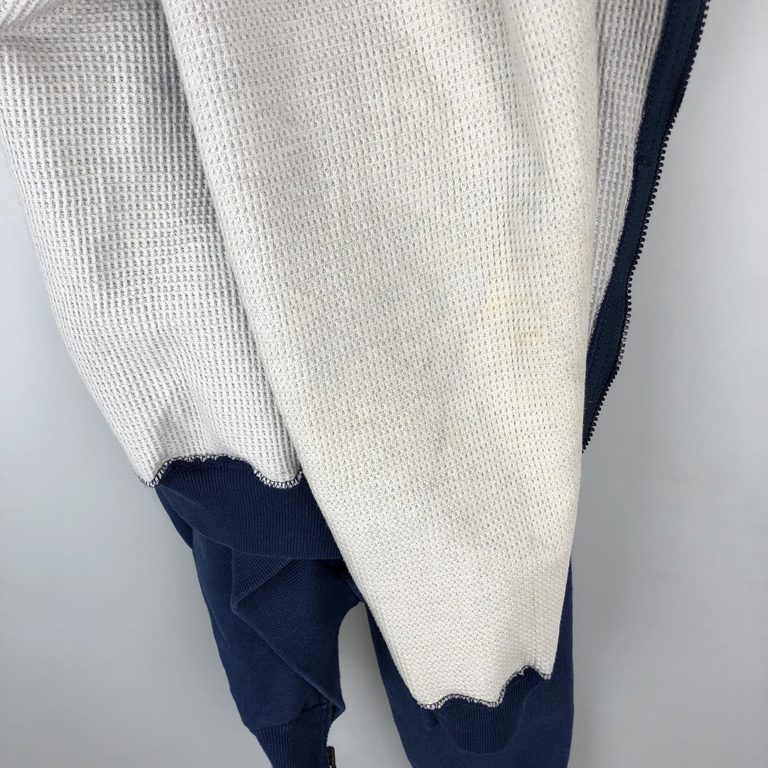 90'S Orig.Equip Full-Zip Sweatshirt Hoodie, Made in USA, Men's XL (approx.), Vintage cotton blue type Vintage Second Hand