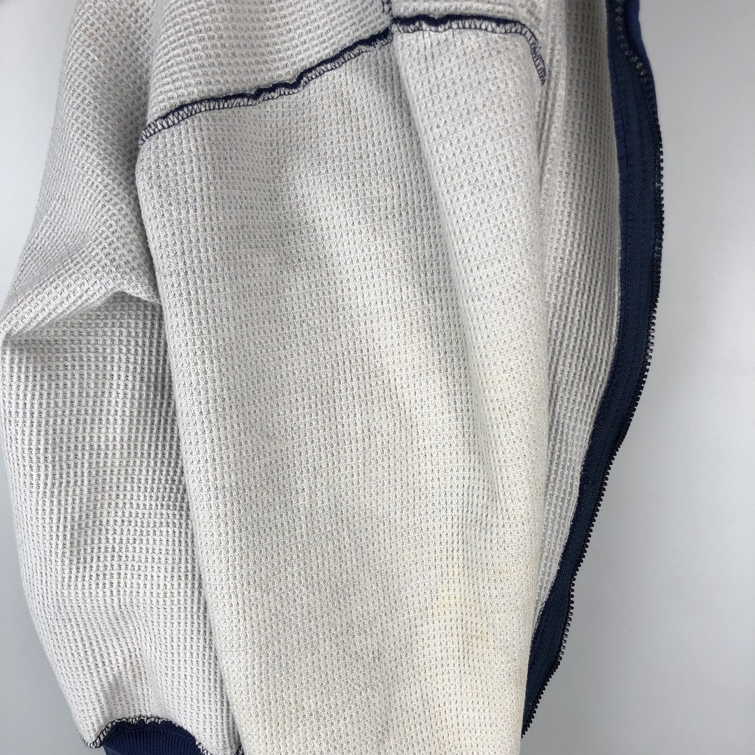 90'S Orig.Equip Full-Zip Sweatshirt Hoodie, Made in USA, Men's XL (approx.), Vintage cotton blue type Vintage Second Hand