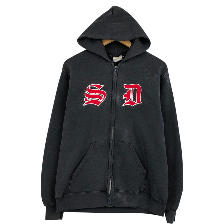 Lee Heavyweight Full-Zip Sweatshirt Hoodie, Men's Size XL (approx.) cotton black type Vintage Second Hand