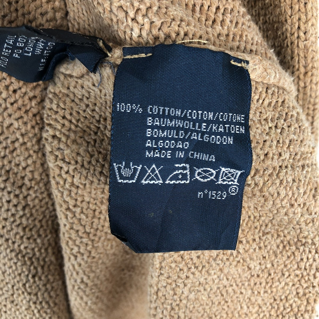 Ralph Lauren POLO by Ralph Lauren Cotton Knit Sweater Men's M Size cotton orange type Vintage Second Hand