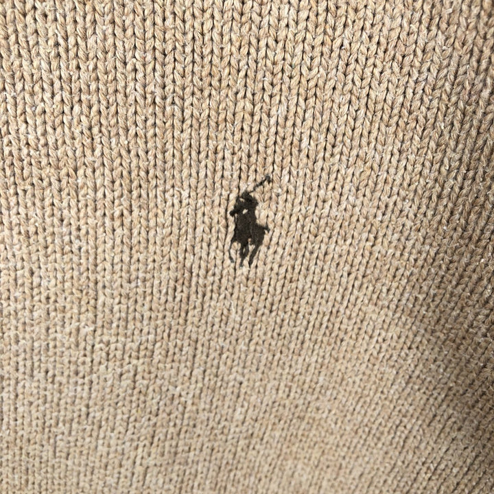 Ralph Lauren POLO by Ralph Lauren Cotton Knit Sweater Men's M Size cotton orange type Vintage Second Hand